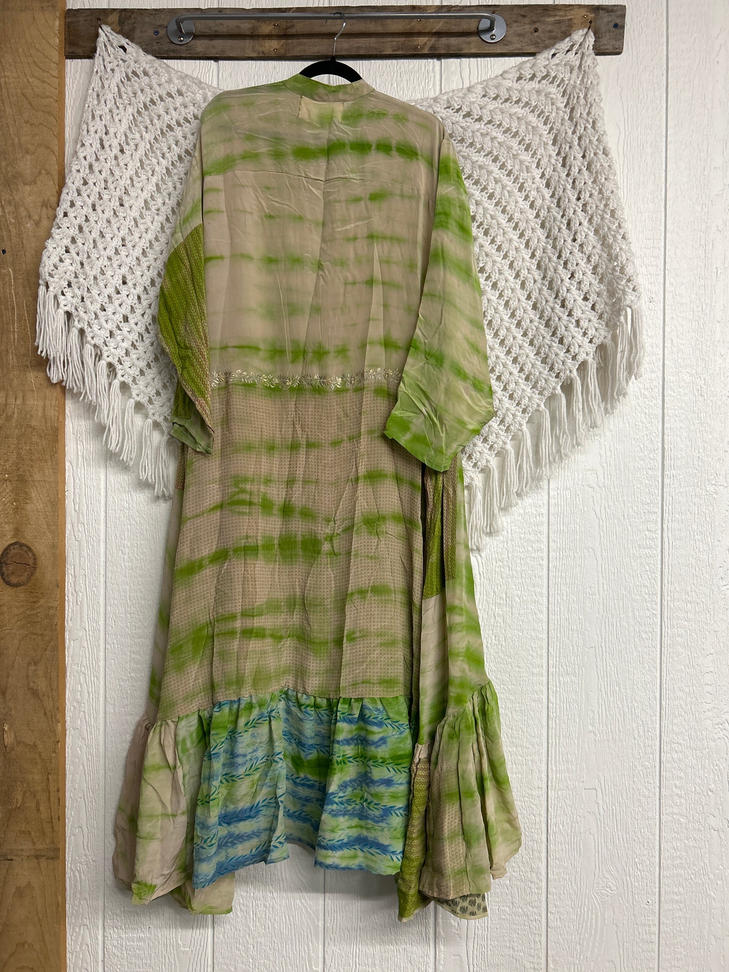 Crepe Sari Dahlia Duster Dress 0326 135