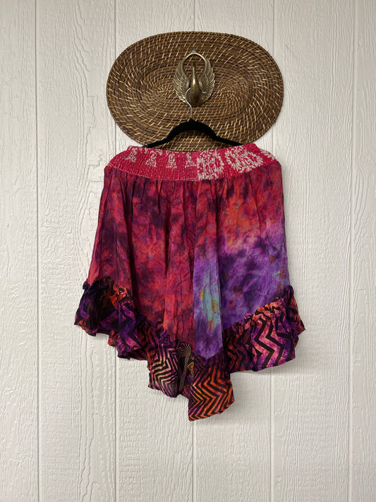 Crepe Sari Lover Cropped Culottes 0726 103