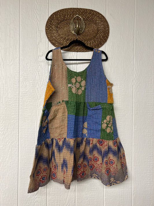 Kantha Meadow Mini Dress 0625 272