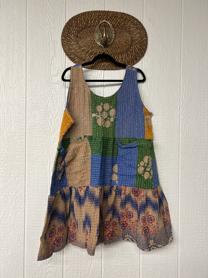 Kantha Meadow Mini Dress 0625 272