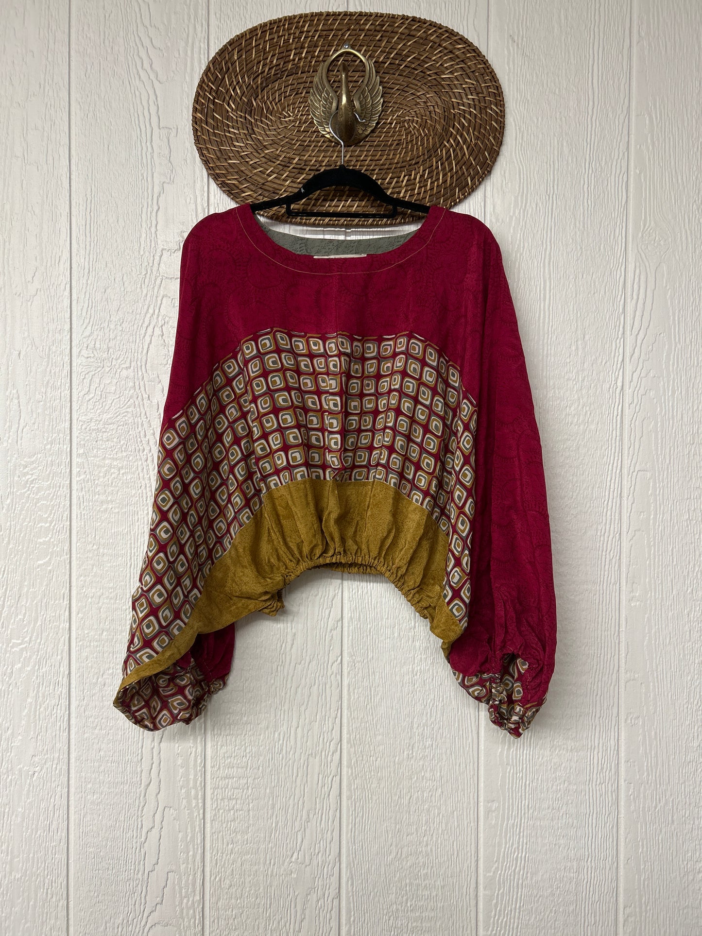 Crepe Sari Luna Crop Top 0126 271