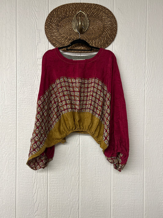 Crepe Sari Luna Crop Top 0126 271