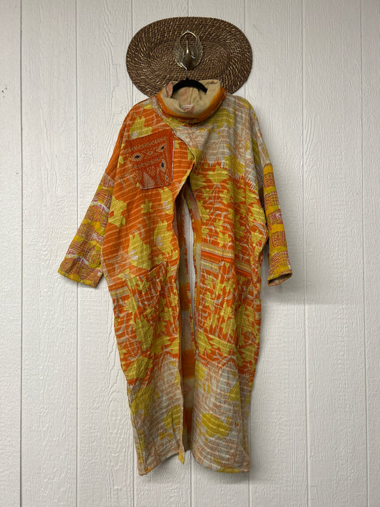 Fine Kantha Cowl Split Pullover 1225 022