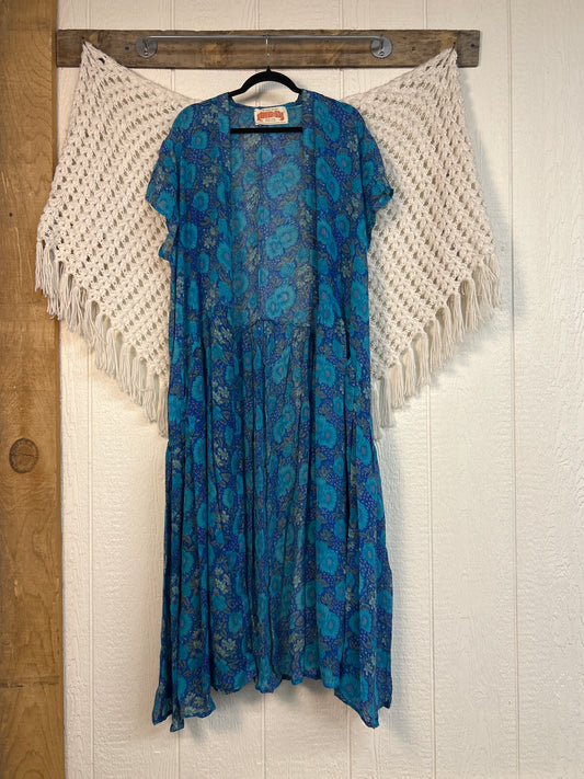 Crepe Sari Summer Evermore Kimono 0726 258