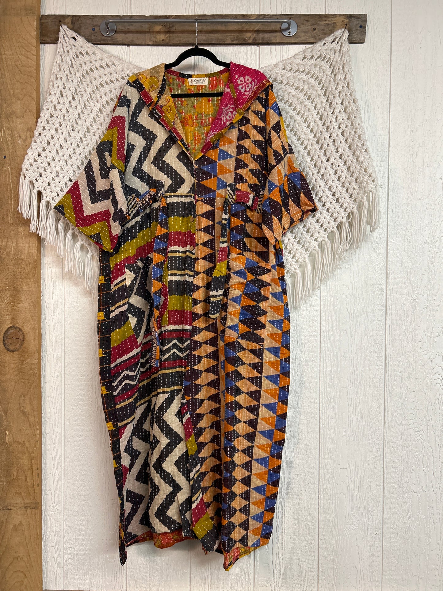 Kantha Zen Hoodie Jumpsuit 0925 224