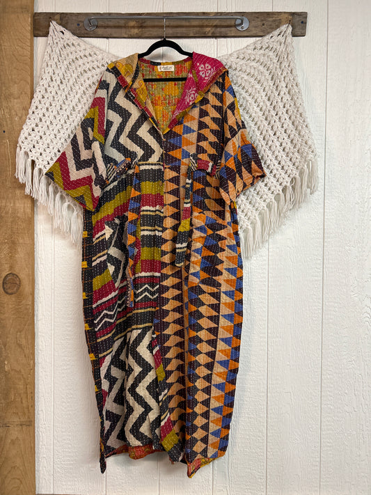 Kantha Zen Hoodie Jumpsuit 0925 224