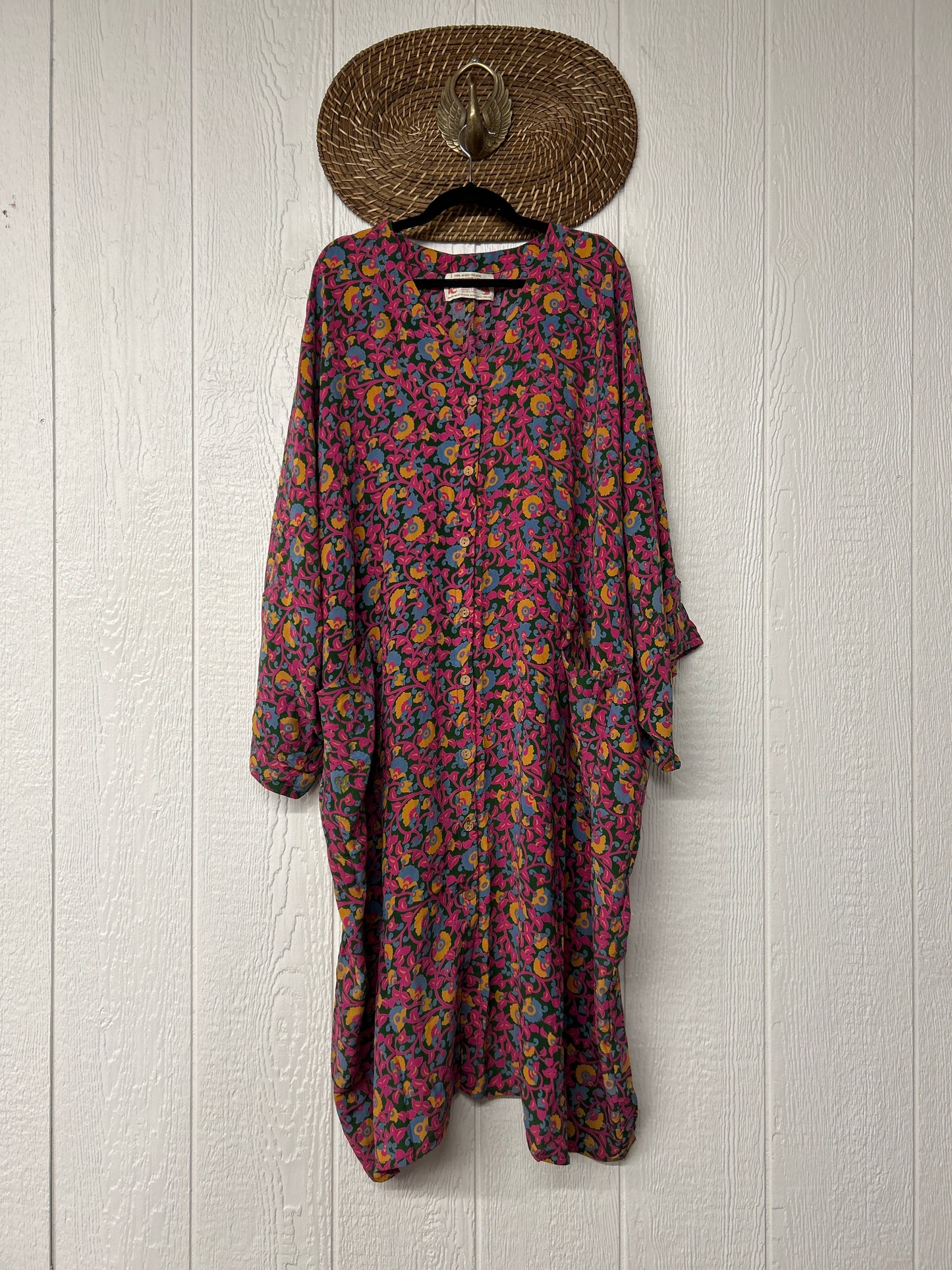Crepe Sari Gaia Duster Dress 0826 099