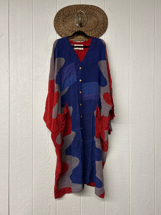 Crepe Sari Gaia Duster Dress 0826 122