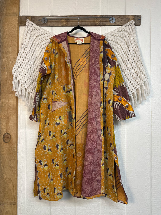 Fine Kantha Rising Sun Coat 1125 245