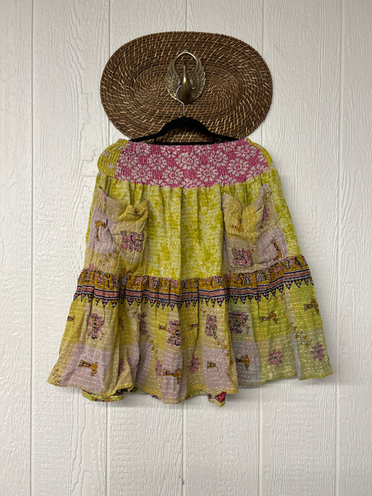Pareo Kantha Meadow Skirt 0826 007
