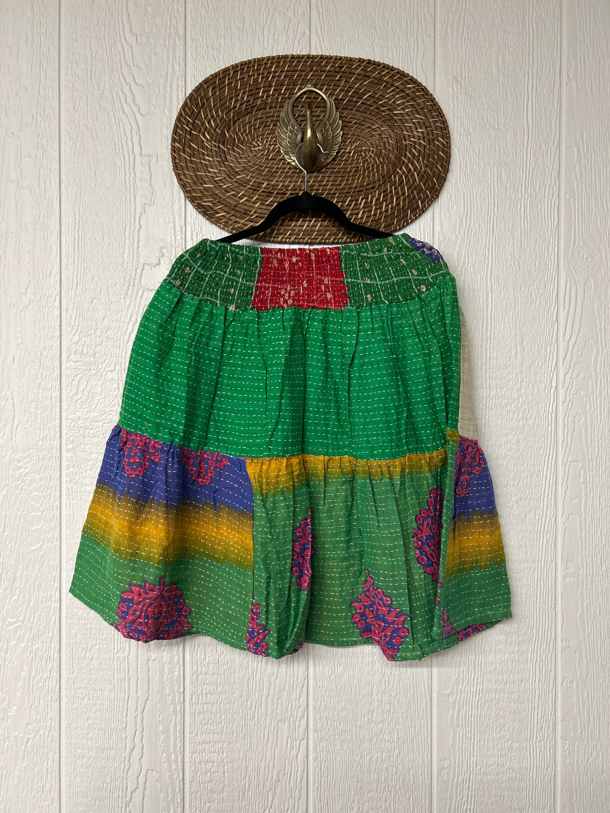 Pareo Kantha Meadow Skirt 0826 225