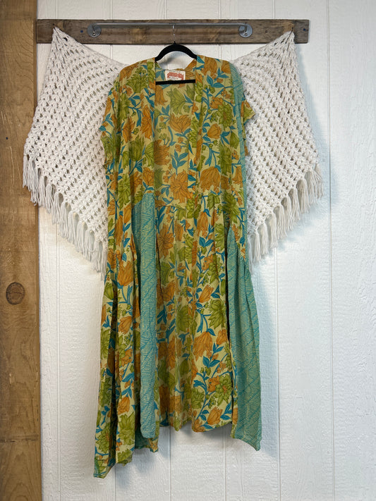 Crepe Sari Summer Evermore Kimono 0726 229