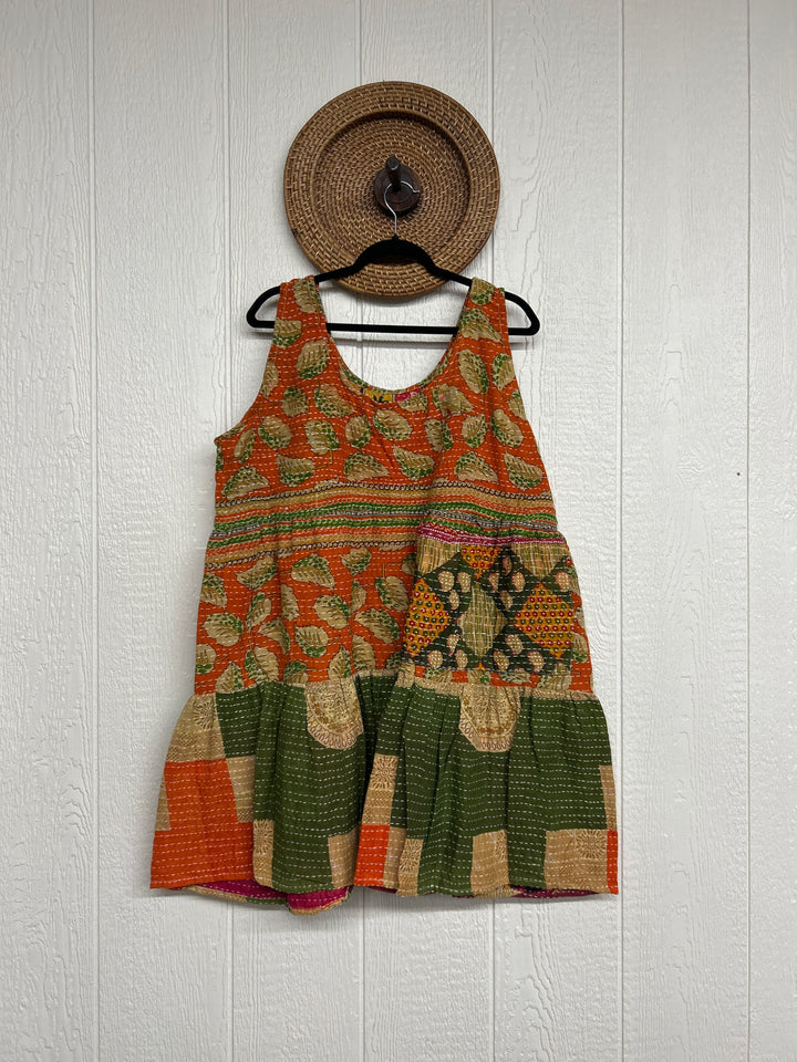 Kantha Meadow Mini Dress 0425 236