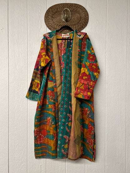 Fine Kantha Rising Sun Coat 1026 052