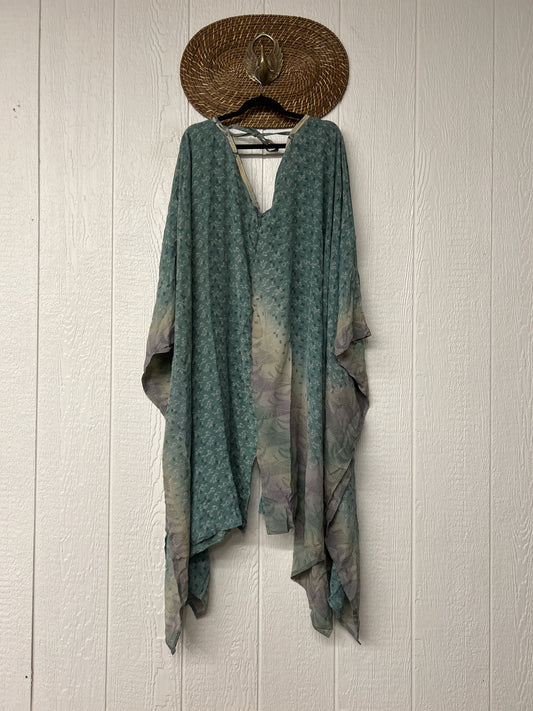 Crepe Sari Orchid Kimono 0626 002