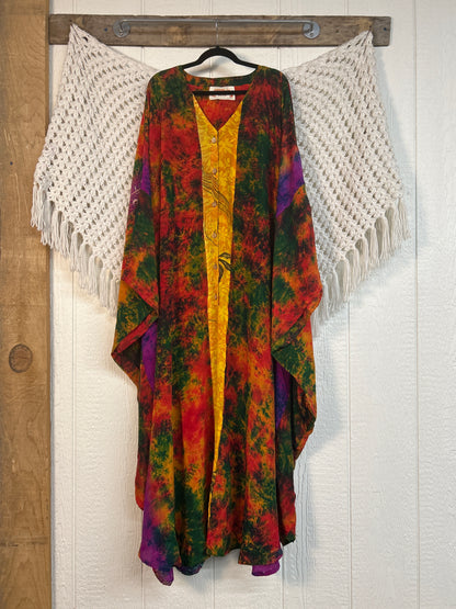 Crepe Sari Bowie Muu Dress 0826 119