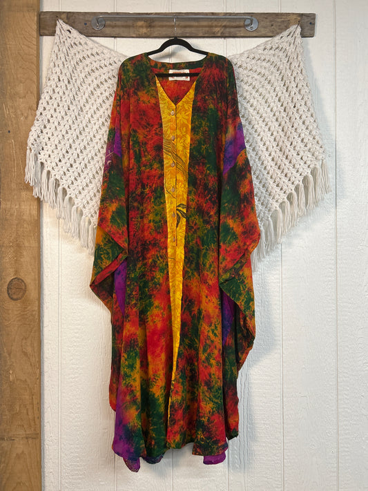 Crepe Sari Bowie Muu Dress 0826 119