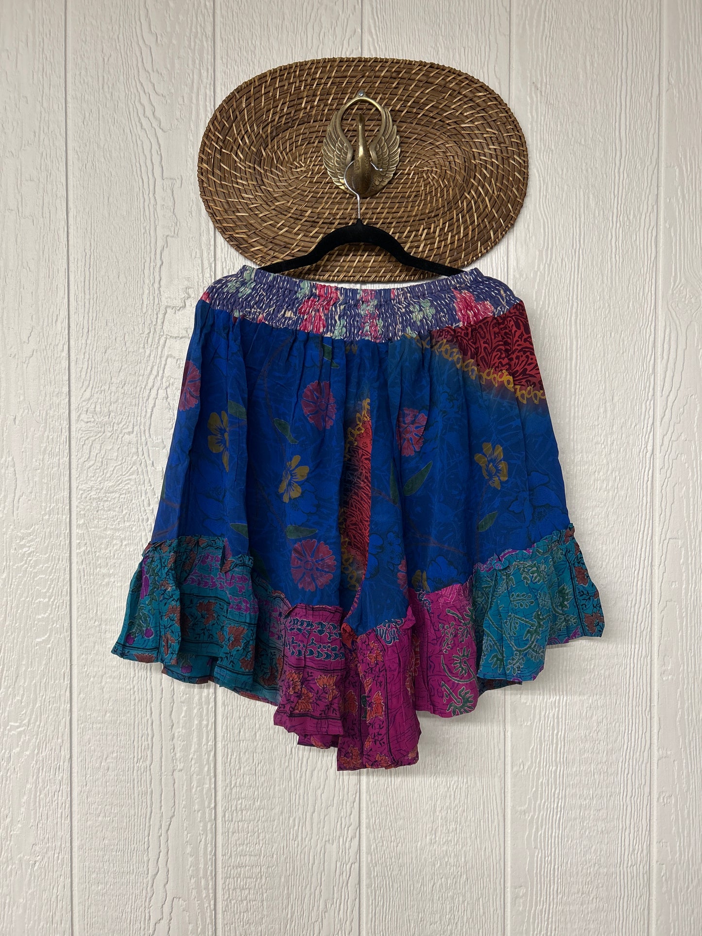 Crepe Sari Lover Cropped Culottes 0726 029