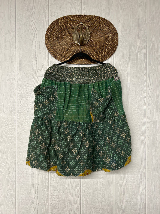 Pareo Kantha Meadow Skirt 0826 265