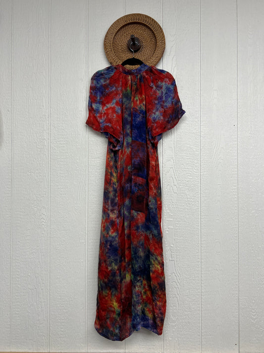 Crepe Sari Summer Woodstock Duster 0626 104