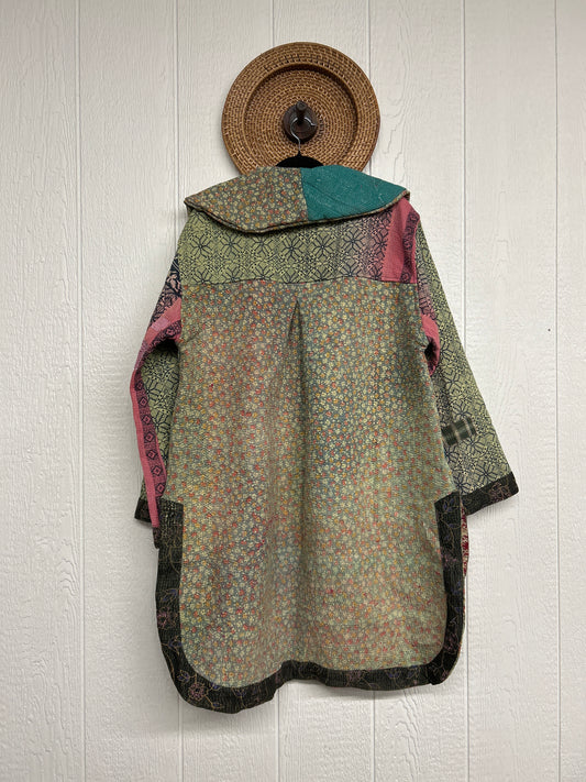 Fine Kantha Drifter Coat 1026 064