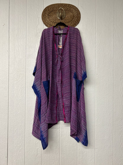 Crepe Sari Orchid Kimono 0626 112