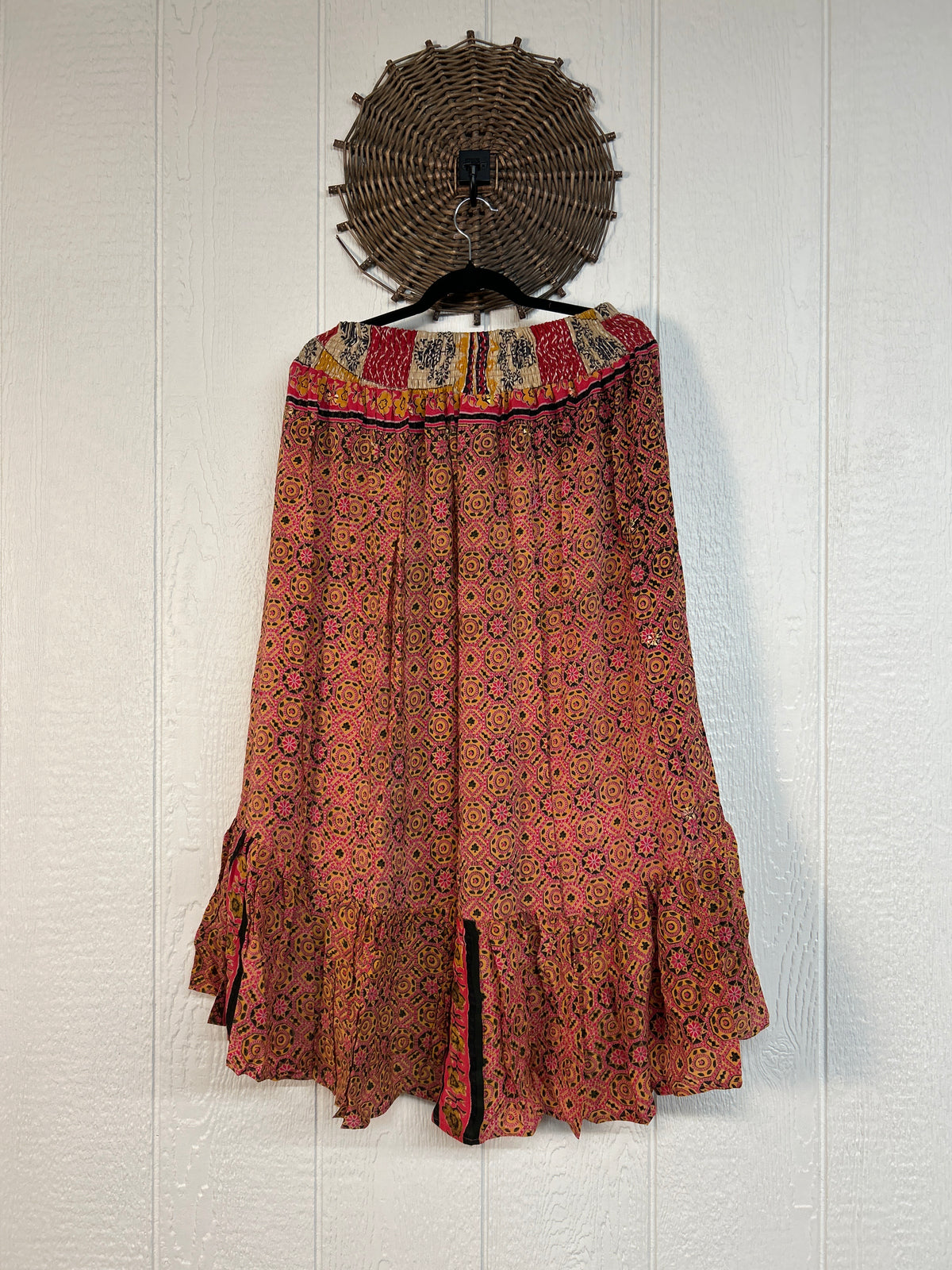 Crepe Sari Dahlia Skirt 1026 196