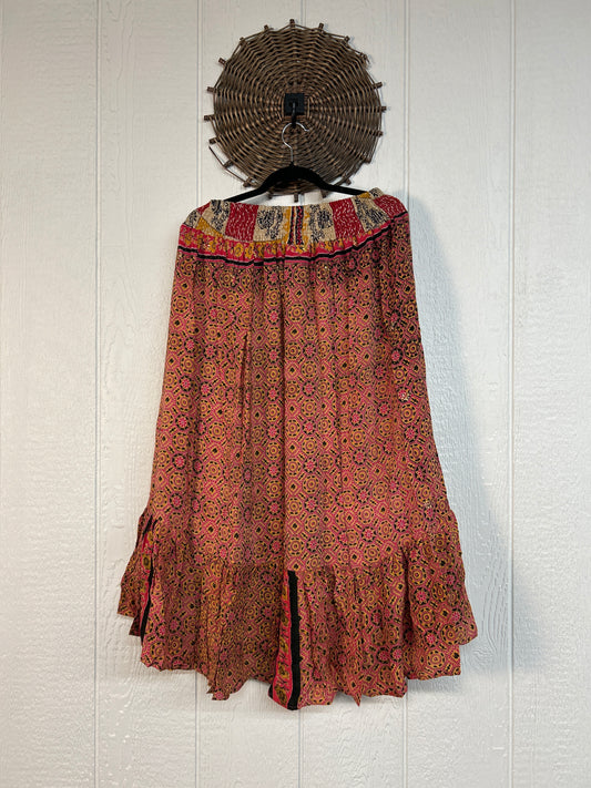Crepe Sari Dahlia Skirt 1026 196