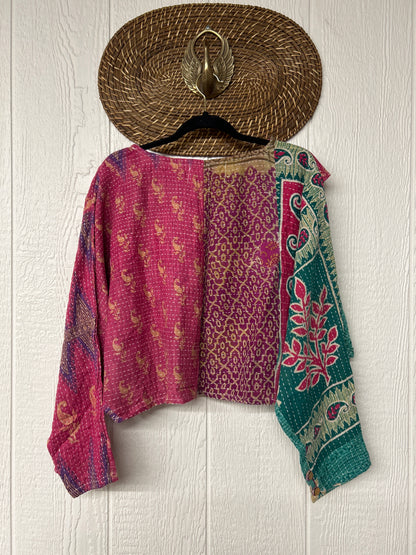 Pareo Kantha In Bloom Cropped Pullover 0326 245