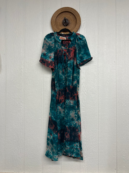 Crepe Sari Summer Woodstock Duster 0626 133