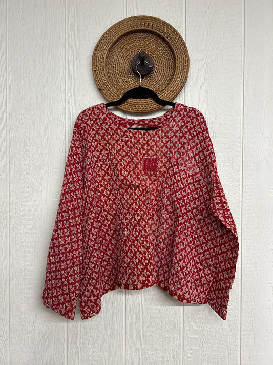 Pareo Kantha Wanderer Pocket Crop Top 0226 051