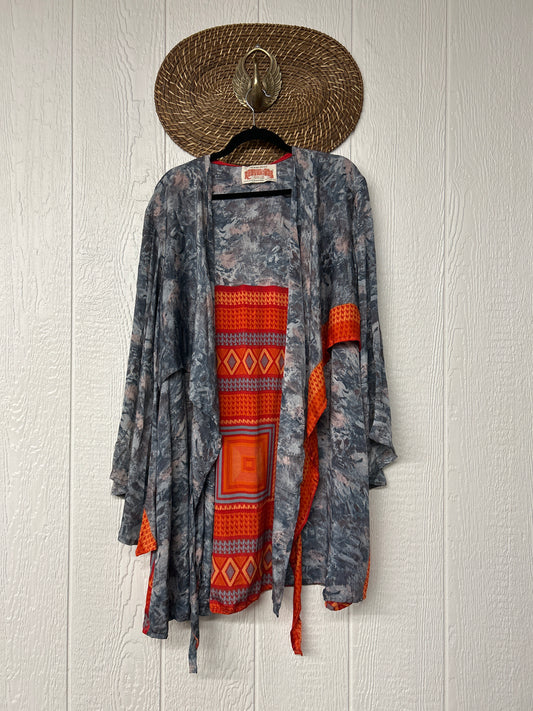 Rasgulla Sari Shortie Spellbound Kimono 0226 082