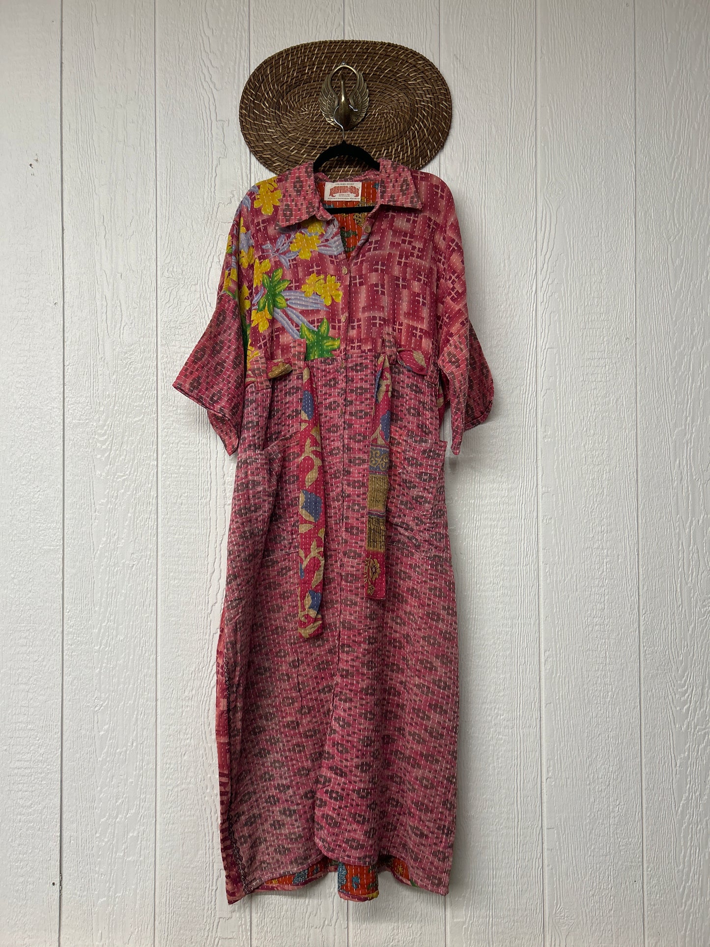 Pareo Kantha Gravity Duster Dress 0226 046