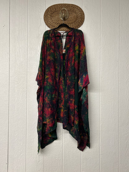 Crepe Sari Orchid Kimono 0626 033