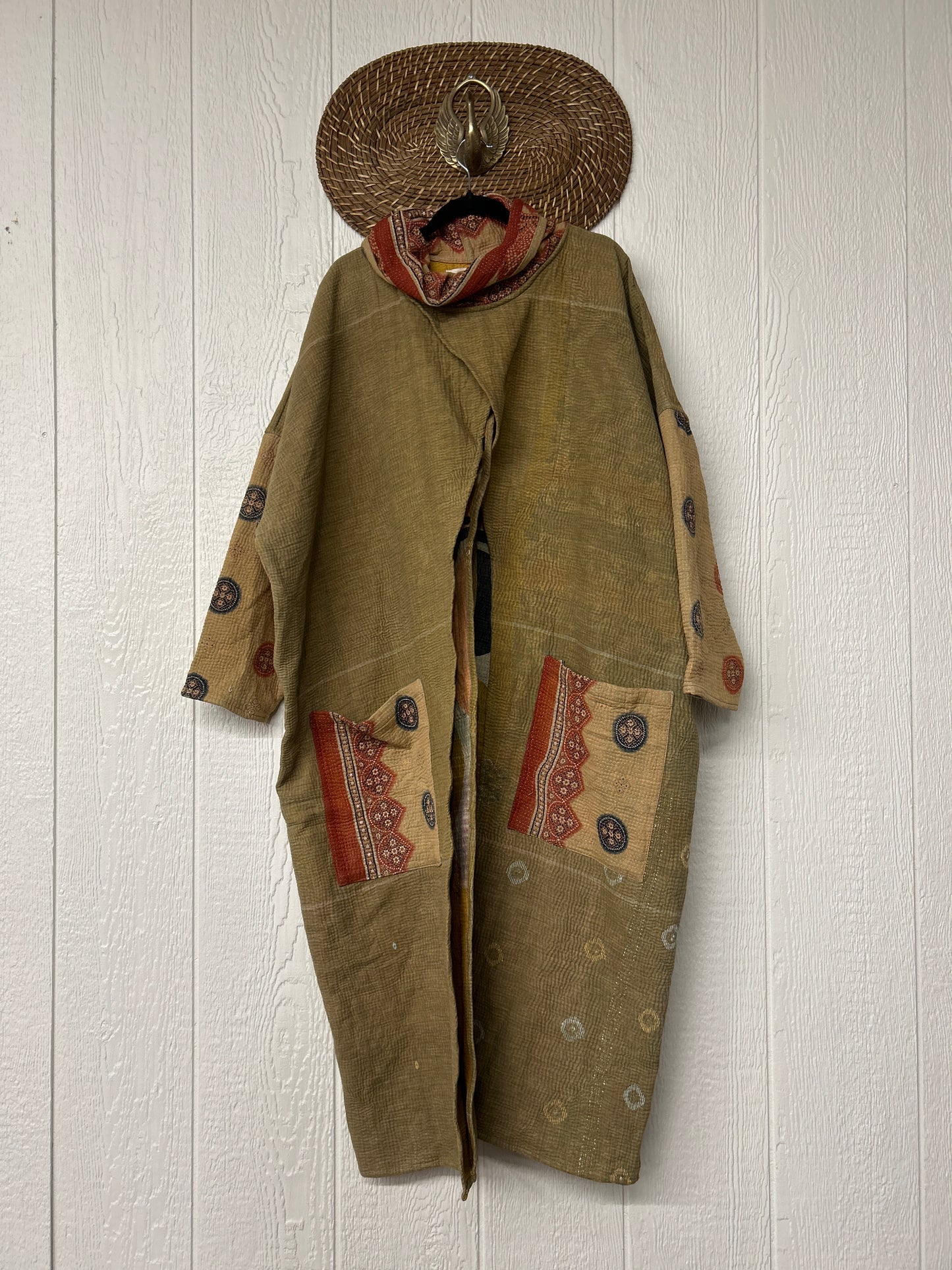 Fine Kantha Cowl Split Pullover 1225 154