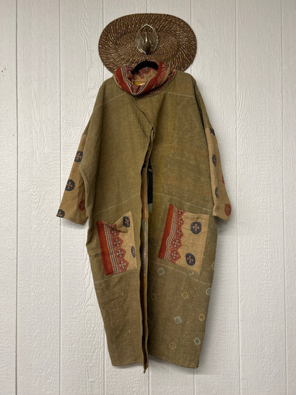 Fine Kantha Cowl Split Pullover 1225 154