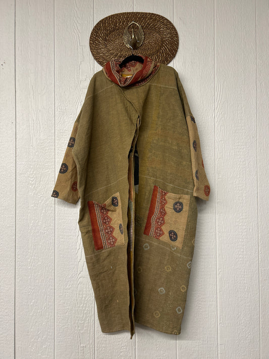 Fine Kantha Cowl Split Pullover 1225 154