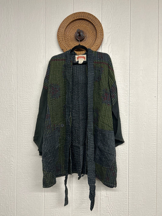 Pareo Kantha Shortie Majestic Kimono 0526 012