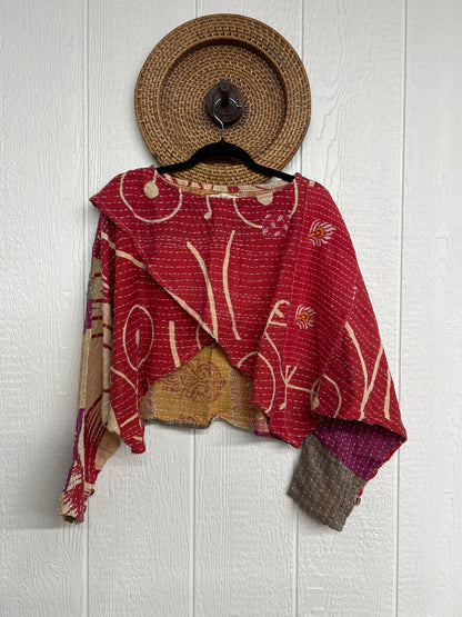 Pareo Kantha In Bloom Cropped Pullover 0326 077