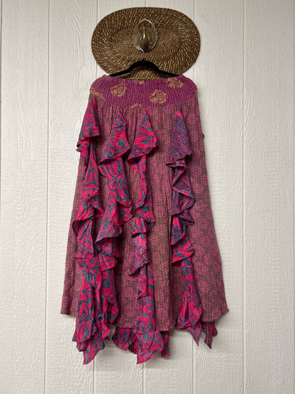 Pareo Kantha Willow Maxi Skirt 0826 154