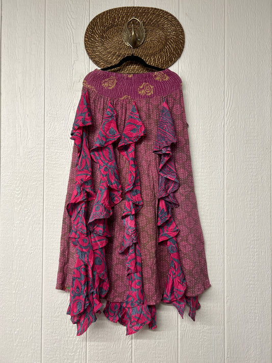 Pareo Kantha Willow Maxi Skirt 0826 154