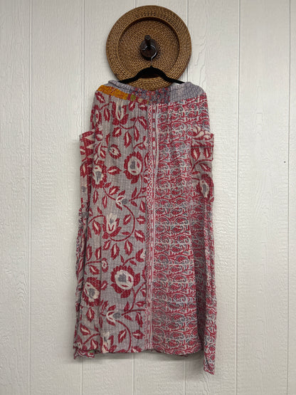 Pareo Kantha Butterfly Cargo Skirt 0426 162