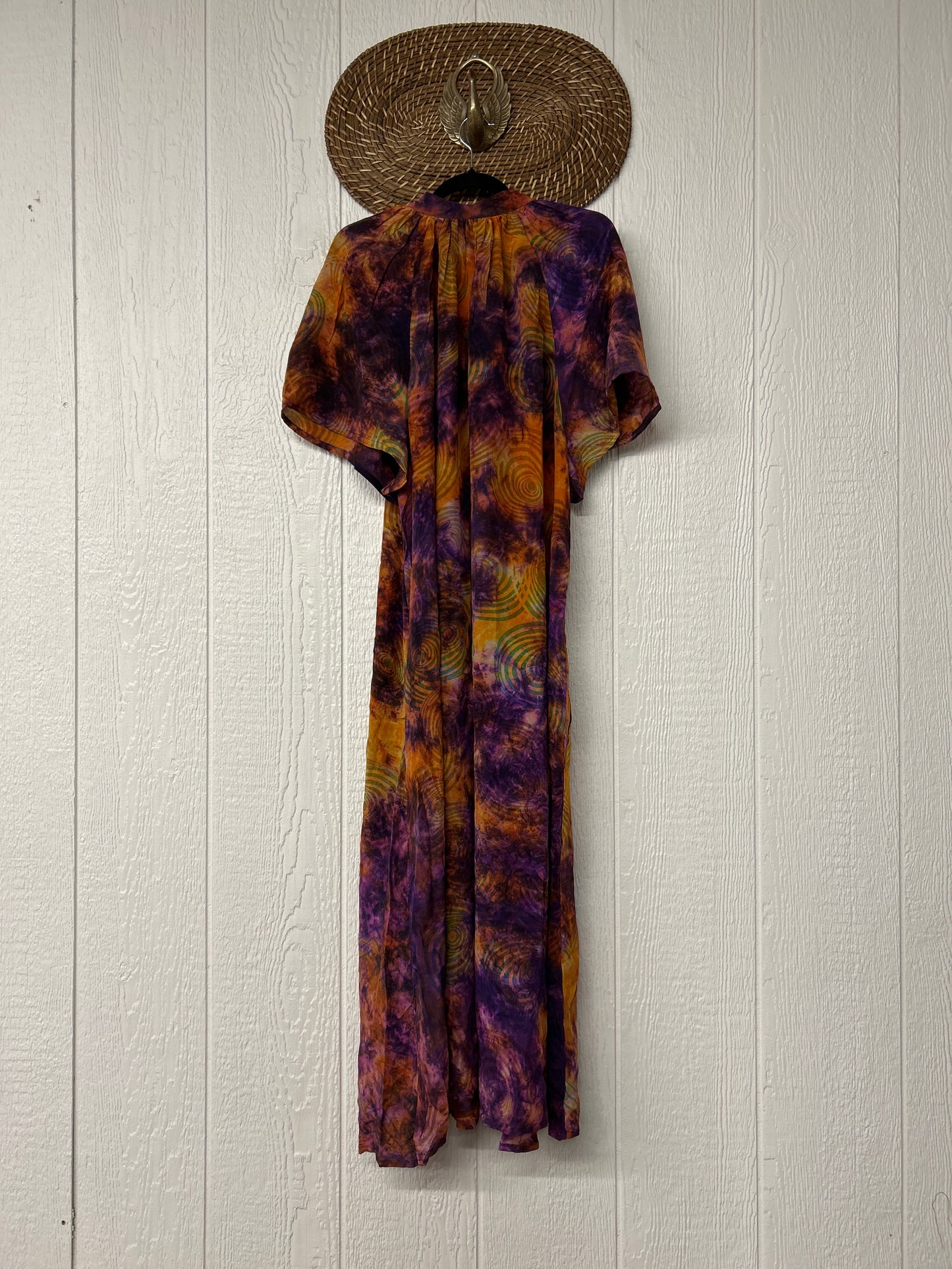 Crepe Sari Summer Woodstock Duster 0626 257