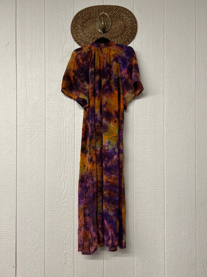 Crepe Sari Summer Woodstock Duster 0626 257