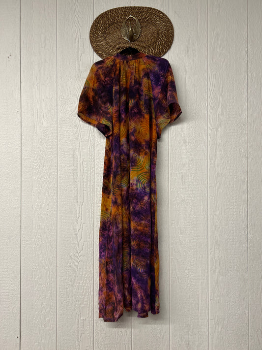Crepe Sari Summer Woodstock Duster 0626 257