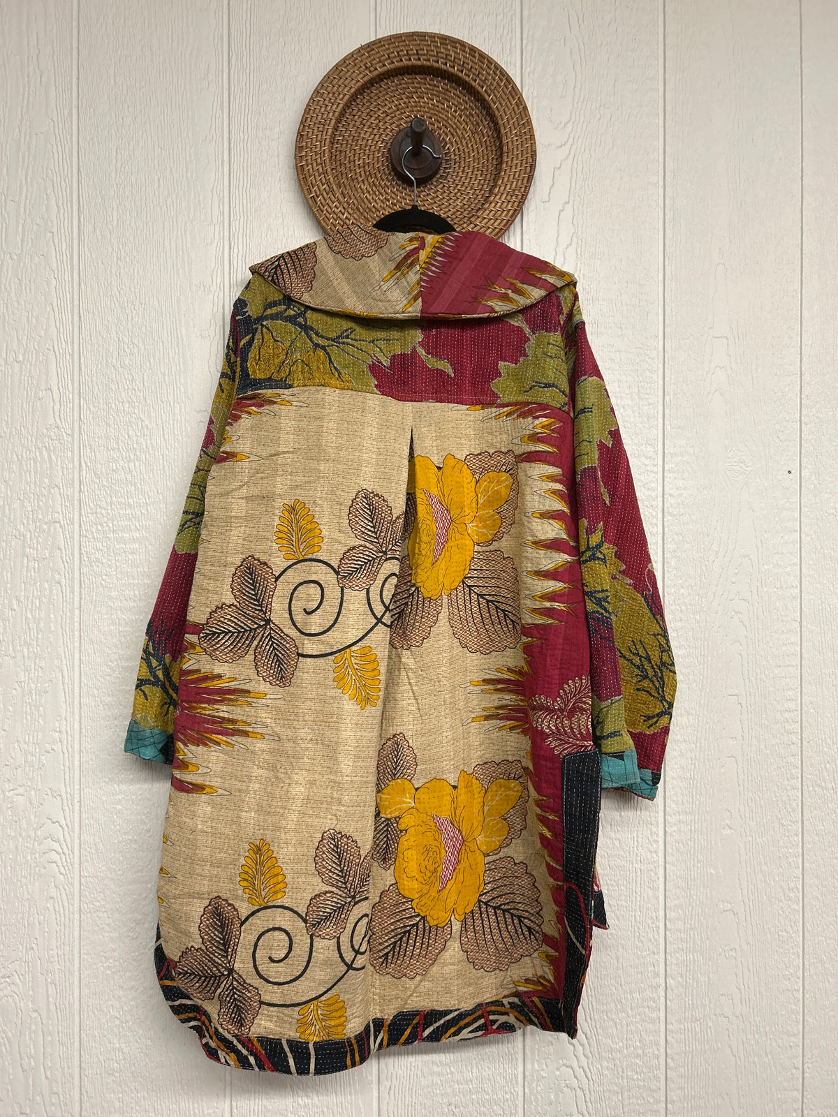 Fine Kantha Drifter Coat 1026 028