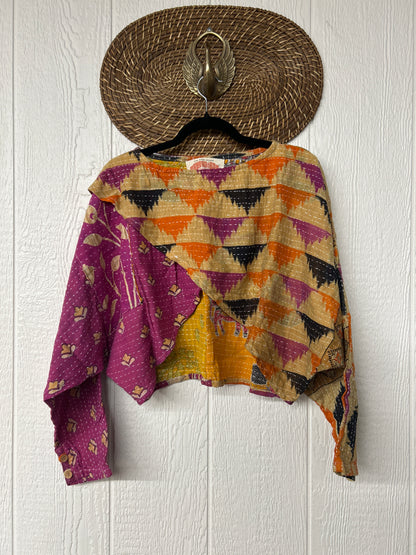 Pareo Kantha In Bloom Cropped Pullover 0326 147