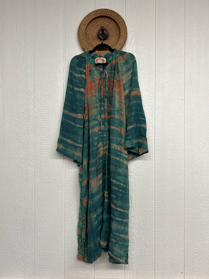 Crepe Sari Woodstock Duster Dress 0226 175