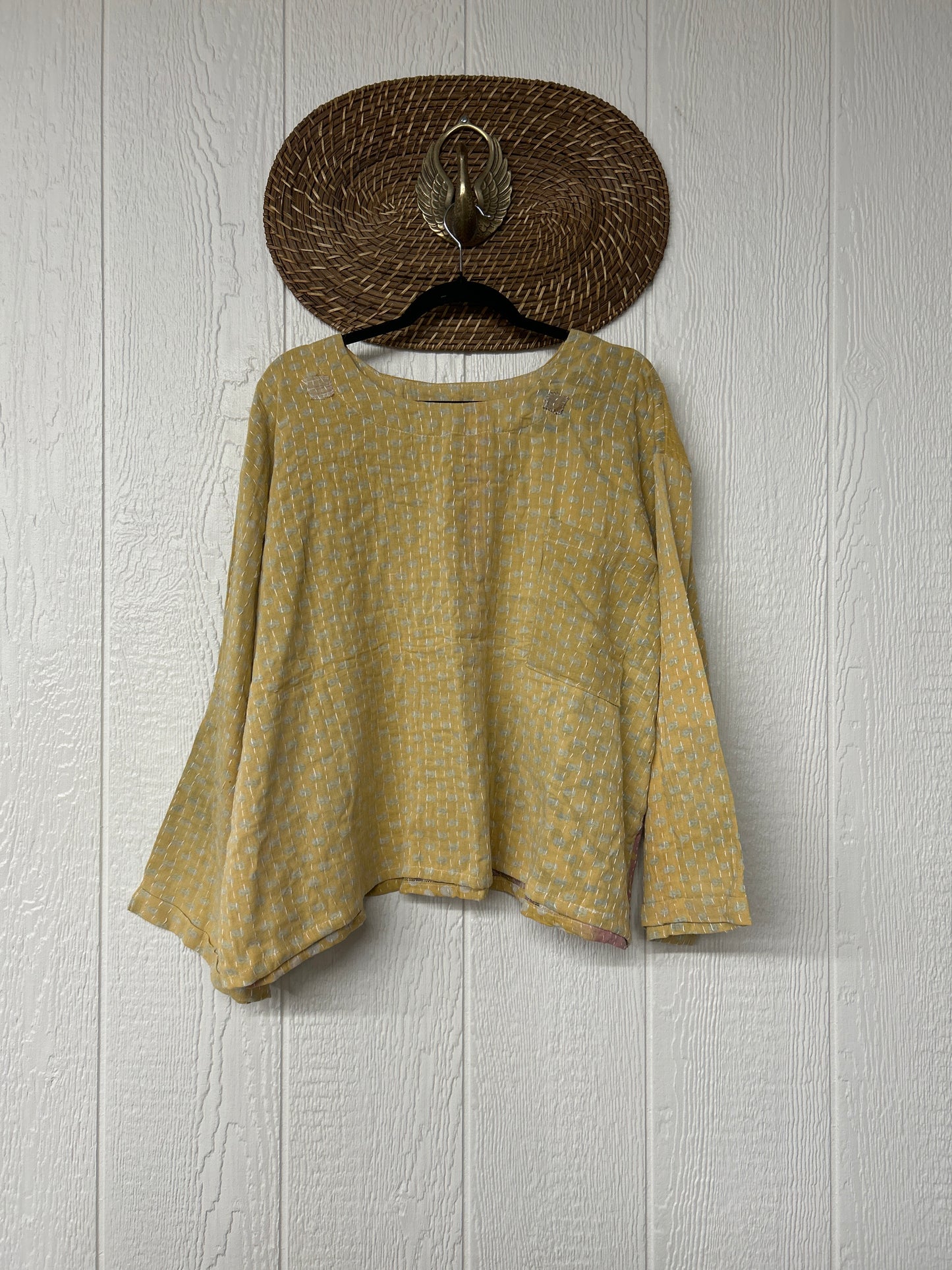 Pareo Kantha Wanderer Pocket Crop Top 0226 105