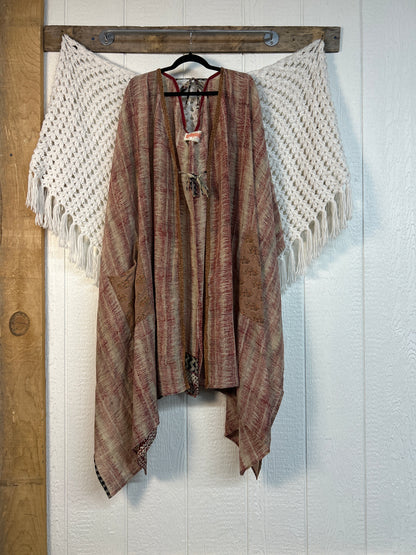 Crepe Sari Orchid Kimono 0626 238